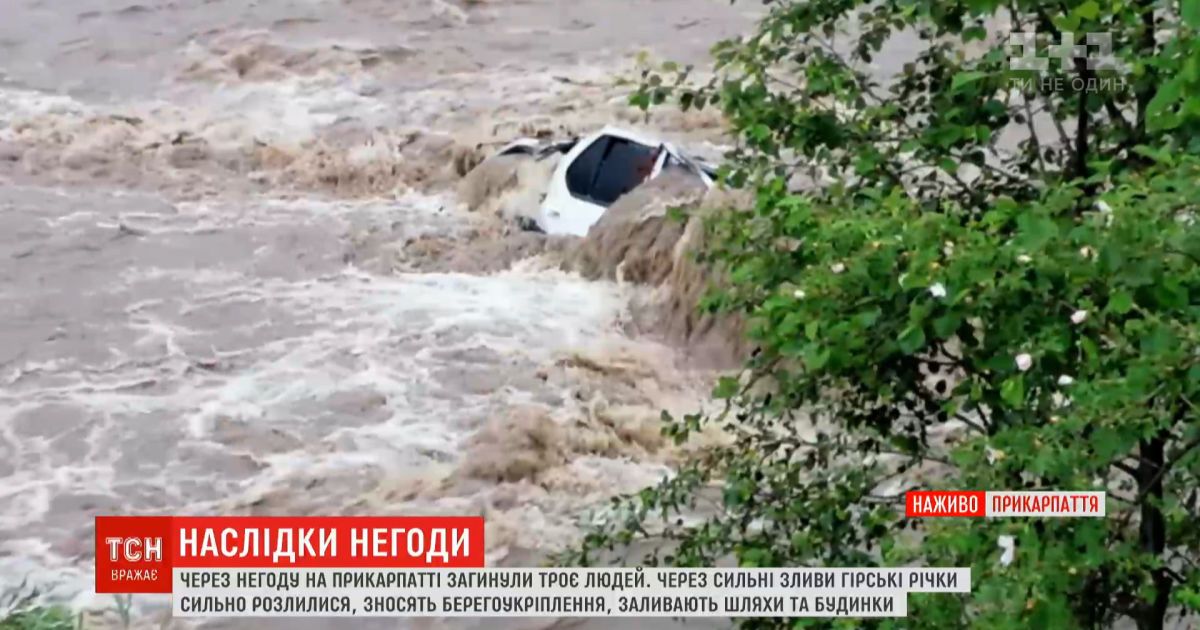 Ураганы в Украине: ливни и ветер оставили после себя разруху в регионах
