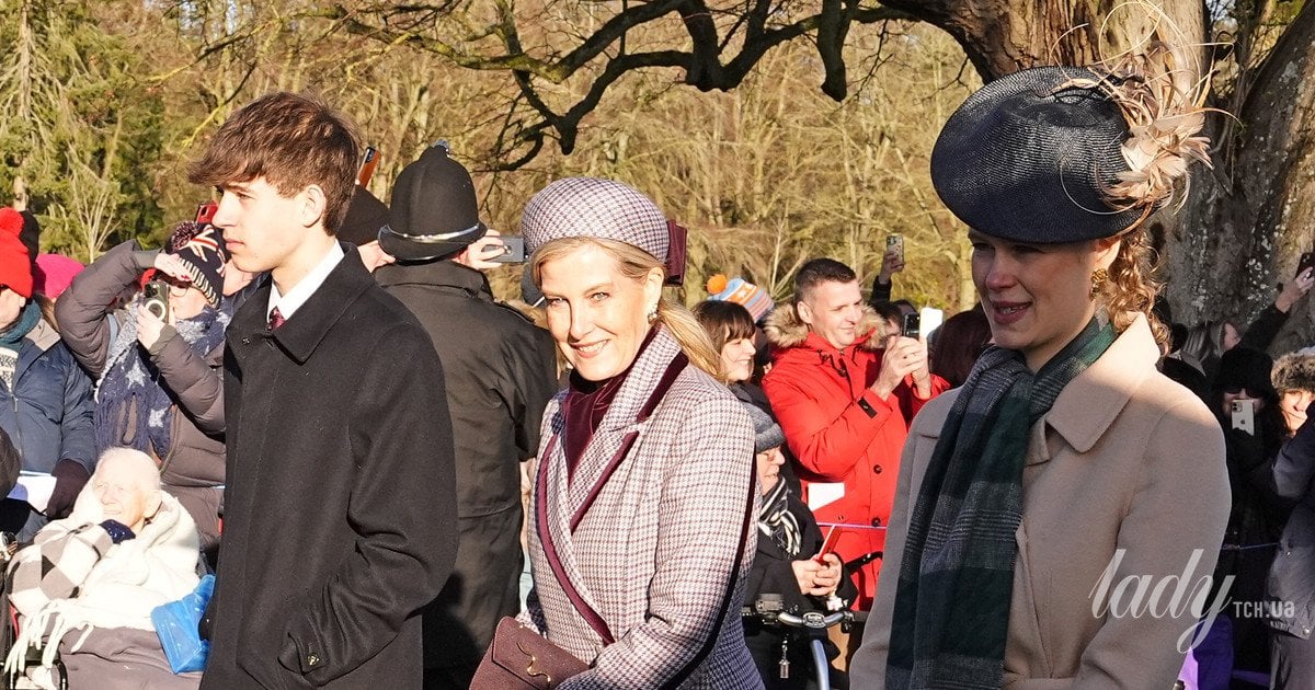 Герцогиня Единбурзька з дочкою Луїзою та сином Джеймсом