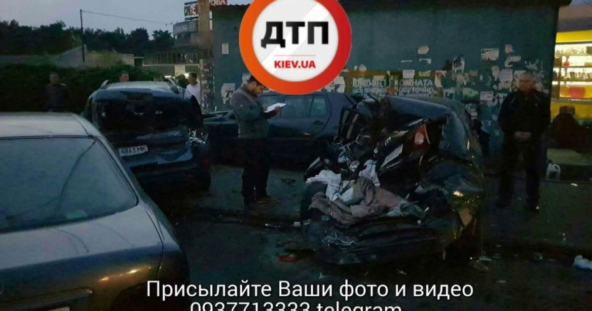 аварія на Лісовій у Києві_3 / © dtp.kiev.ua