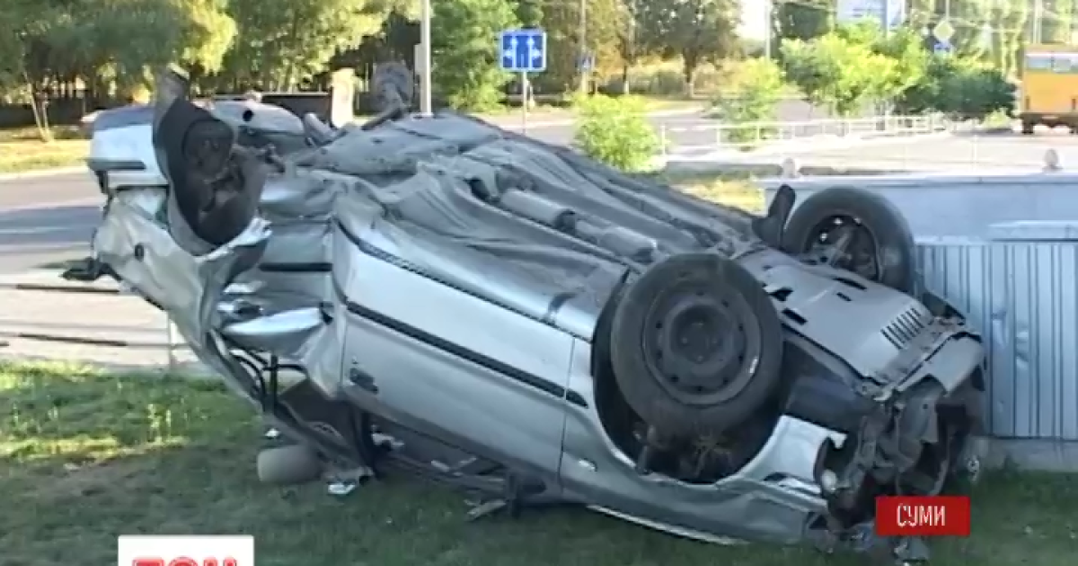 В ДТП в Сумах чудом обошлось без погибших