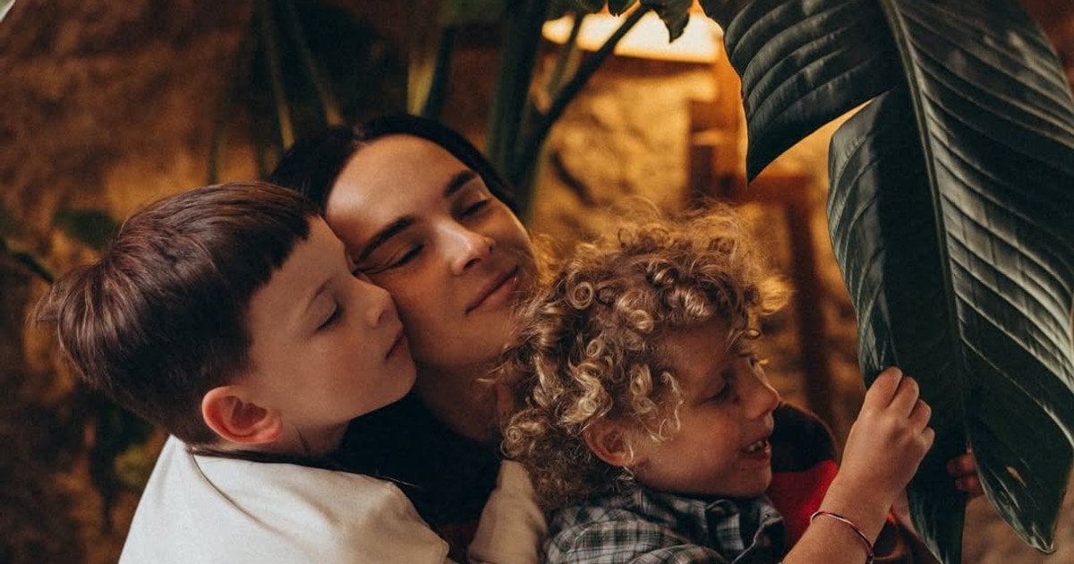 Інна Мірошниченко з синами