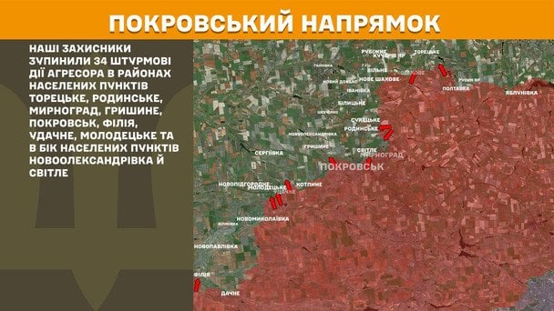 Лінія фронту / © Генеральний штаб ЗСУ / Facebook