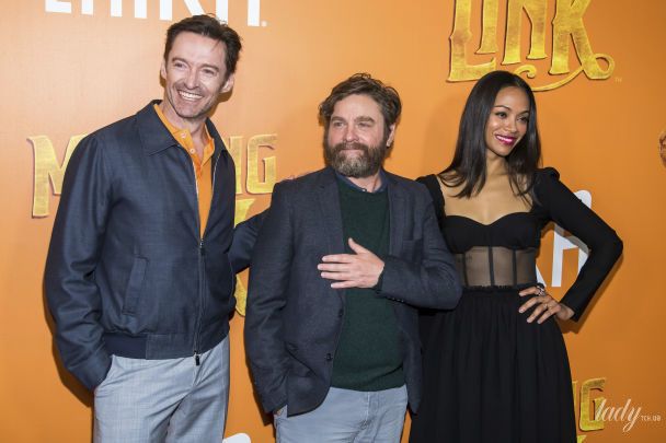 Хью Джекман, Зои Салдана и Зак Галифианакис / © Associated Press