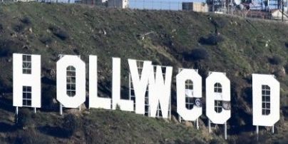 Hollyweed: в США хулиган переделал надпись Hollywood из-за марихуаны
