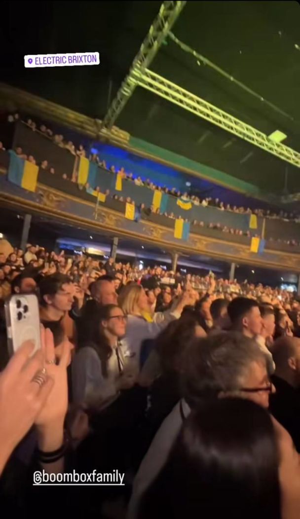 Ольга Фреймут на благотворительном концерте / © instagram.com/freimutolia