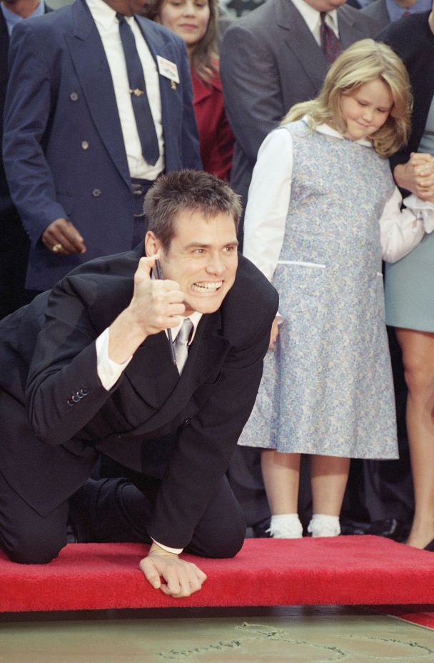 Джим Керри с дочерью, 1995 год / © Associated Press