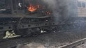 Россияне атаковали электровоз в Запорожье