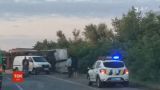 На трассе Киев-Одесса столкнулись два грузовика: оба водителя и пассажир погибли