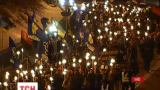 Увечері в середмісті столиці пройшов факельний марш на честь героїв Крут