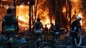 The aftermath of the Russian attack on Kyiv