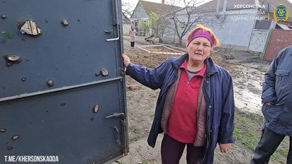 Наслідки атаки на Херсон 15 грудня зняли на відео