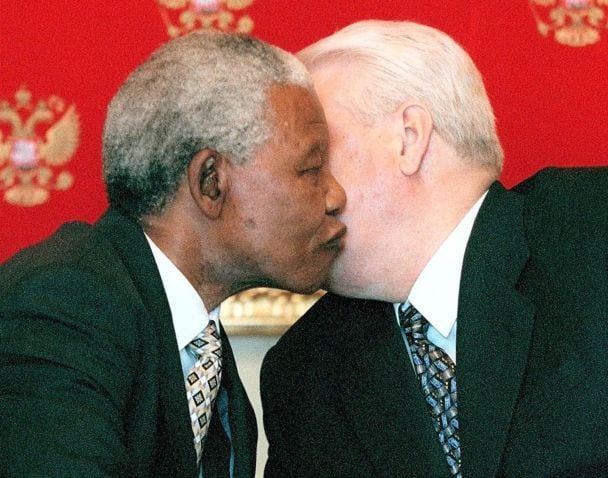 Борис Єльцин та Нельсон Мандела / © Associated Press