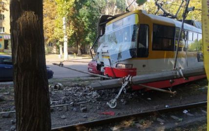В Одесі трамваї потрапили одразу в дві аварії у різних частинах міста
