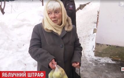 У Вінниці бабусю оштрафували на 11 тисяч гривень за продаж яблук із саду