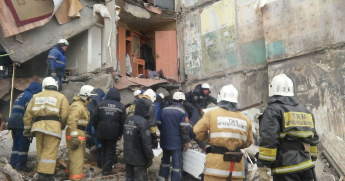 обвал будинку в Казахстані_5 / © Комітет з надзвичайних ситуацій МВС Казахстану