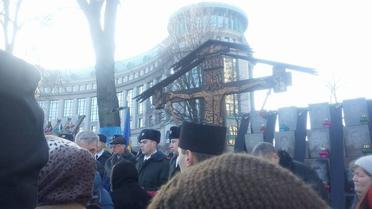 У центрі Києва попрощалися з "Козаком"_8 / © Alina Bodnar facebook