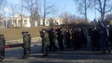 У центрі Києва попрощалися з "Козаком"_6 / © Alina Bodnar facebook