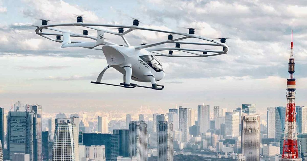 Прототип двомісного дрона Volocopter - німецького стартапу, у який JAL інвестувала в 2020 році.