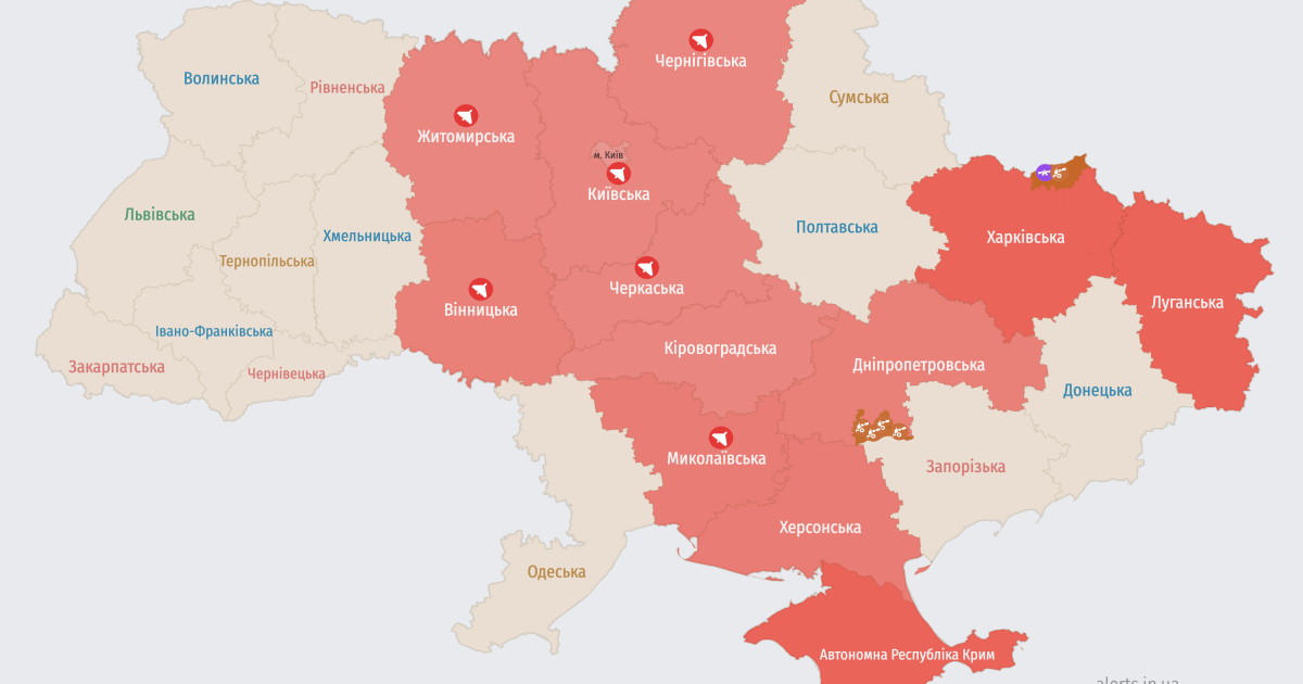 Мапа тривог