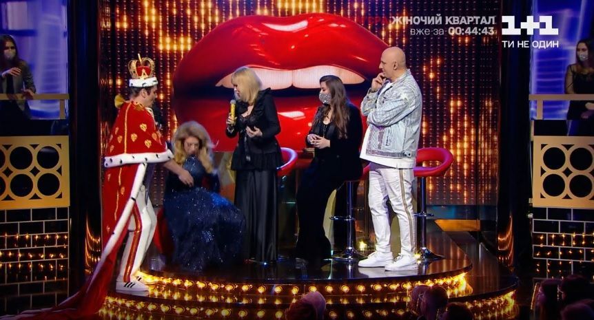 Леся Никитюк упала / © 