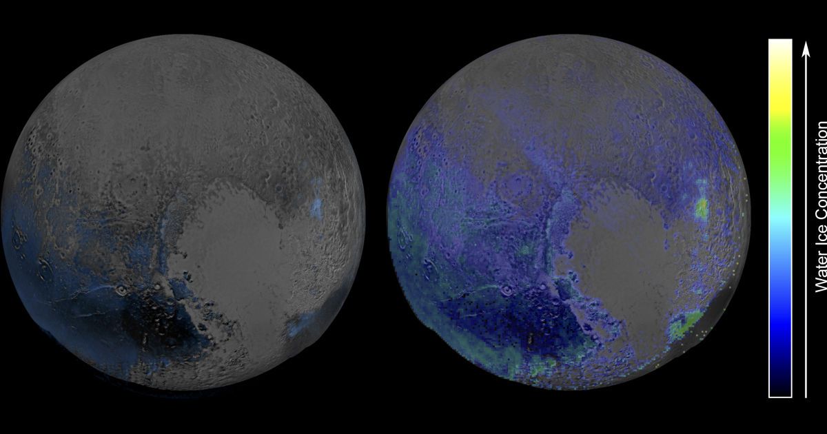 Данные получены научным инструментом LEISA станции New Horizons