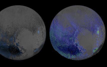 NASA показала ледяную карту Плутона