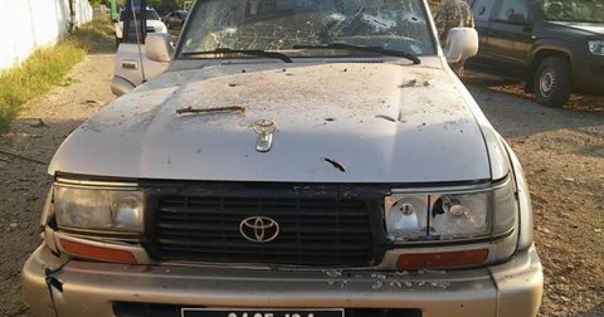 Трое пограничников получили контузию в результате обстрела боевиков по Павлополю