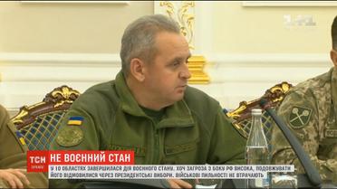 В 10 областях України завершився режим воєнного стану