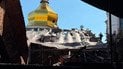 Уламки «Герані», яким окупанти вдарили по Лаврі