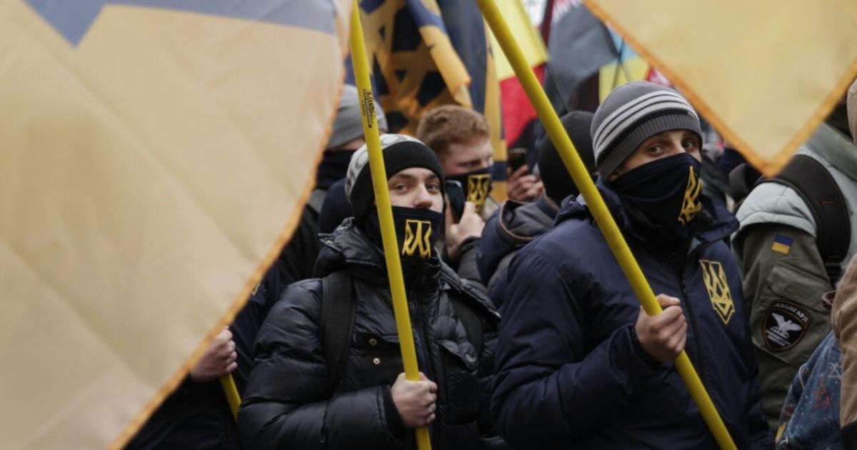 Марш в Киеве / © ВКонтакте/полк "Азов"