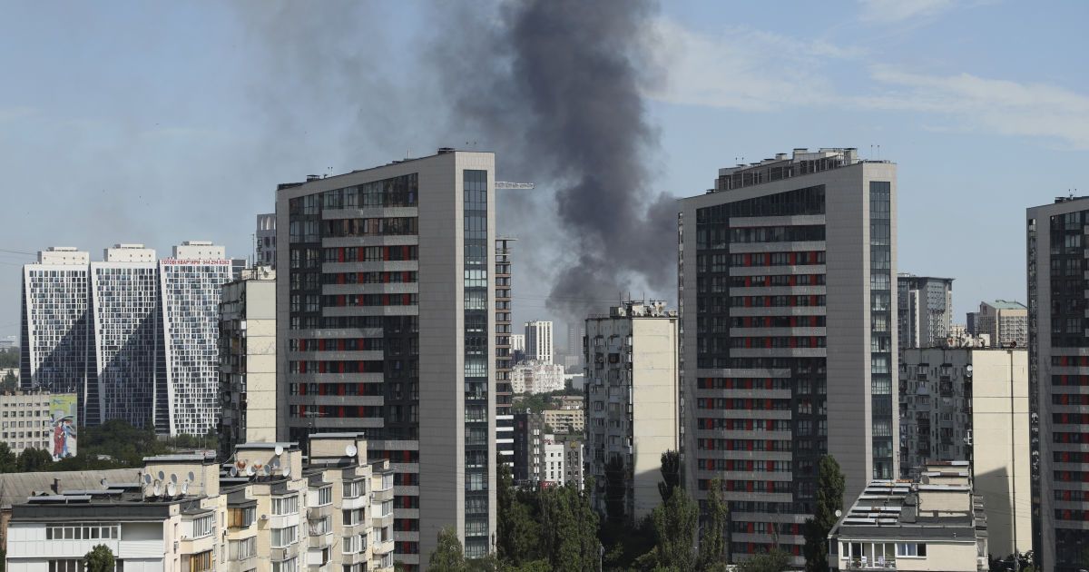 Взрывы в Киеве.