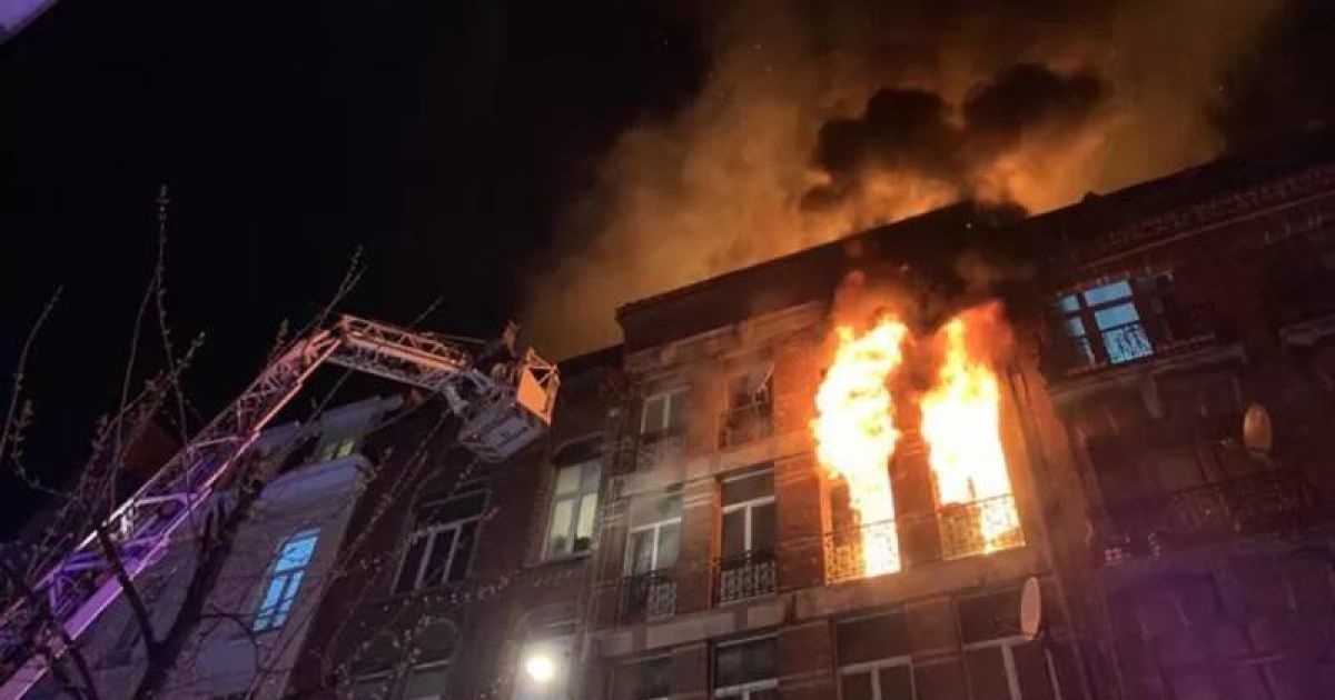 Пожежа в Бельгії_1 / © VRT