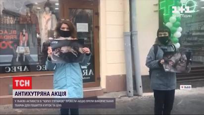 Во Львове активисты провели антимеховую акцию