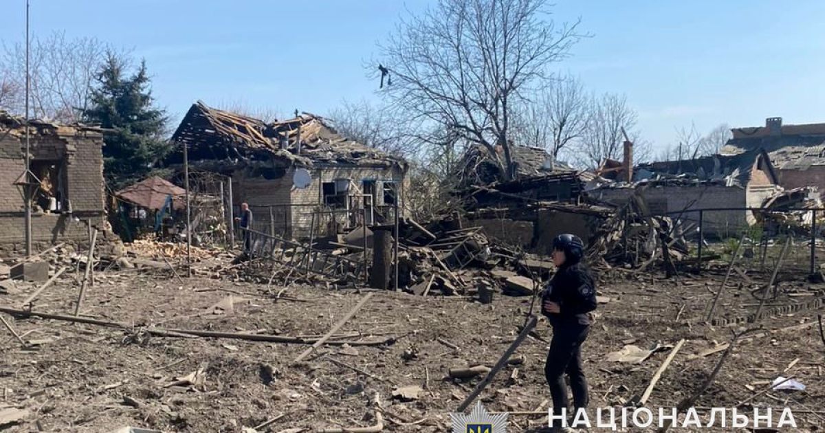 Наслідки російських ударі по Донецькій області / фото ілюстративне