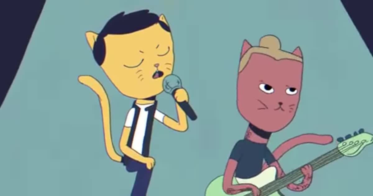 Святослав Вакарчук стал нарисованным котиком в нежном клипе "Океана Эльзы"