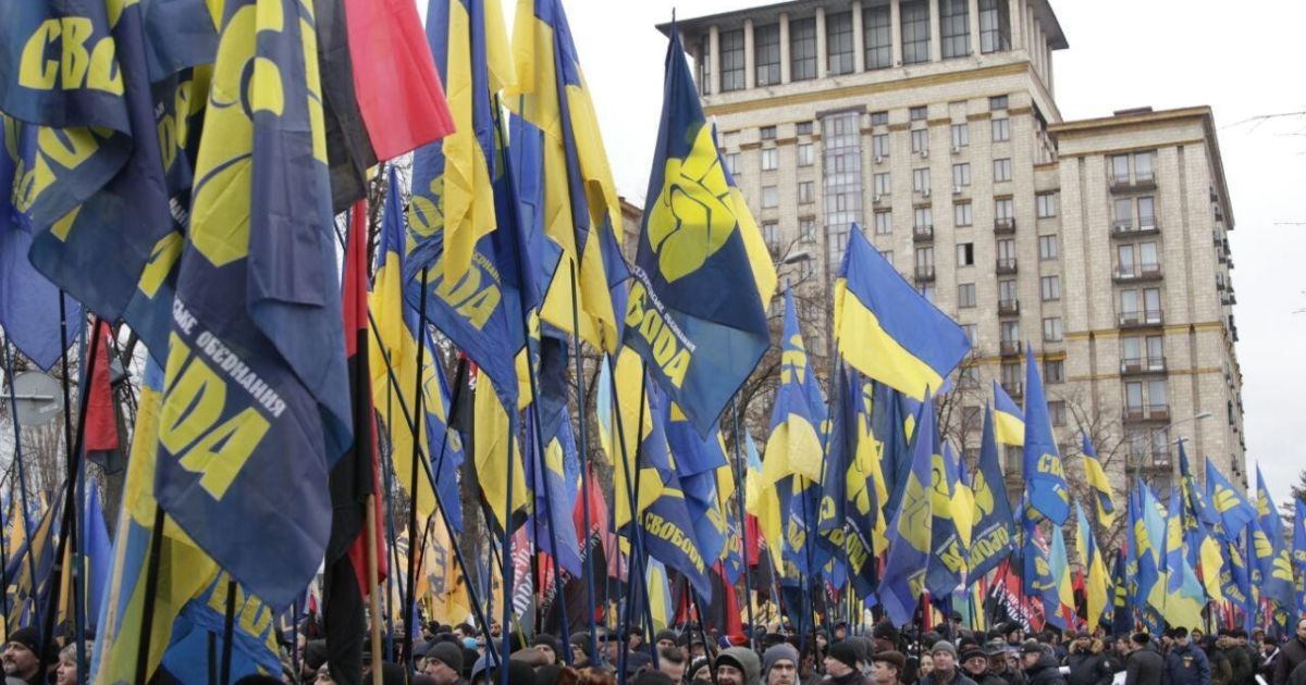 Марш в Киеве / © ВКонтакте/полк "Азов"