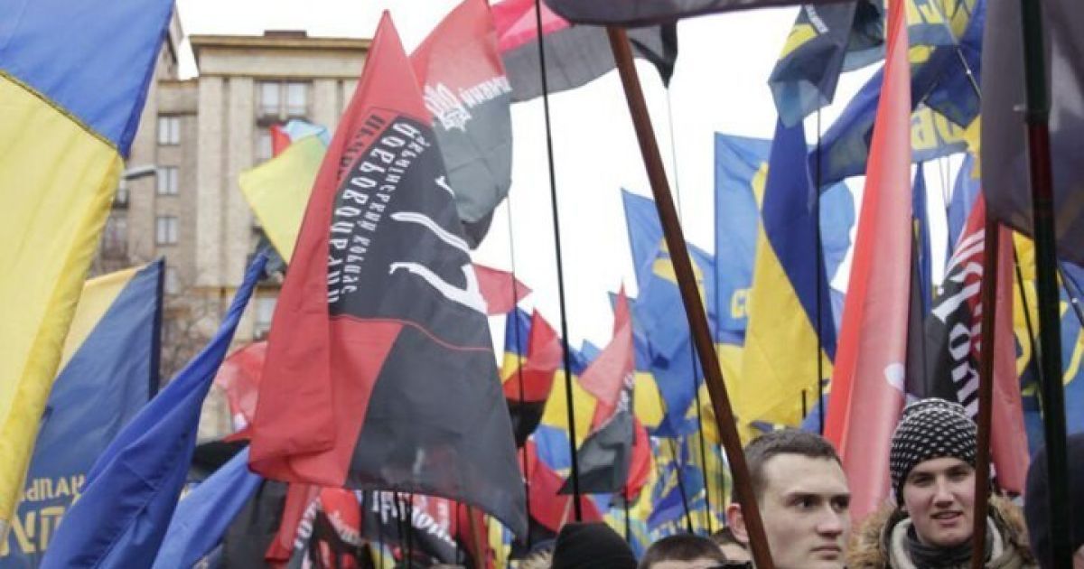 Марш в Киеве / © ВКонтакте/полк "Азов"
