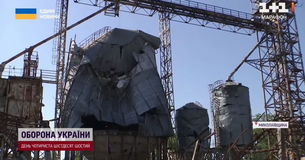 Колись одне із місцевих підприємств зберігало і сушило пшеницю з усього району, ворог випустив по підприємству “Іскандер”.