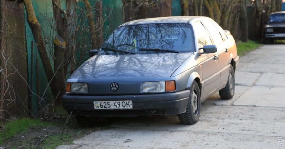 Автомобиль убийцы экс-депутата Атаманюка