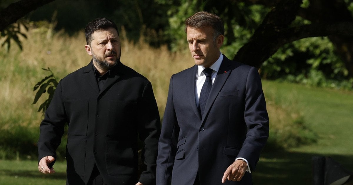 Володимир Зеленський та Емманюель Макрон