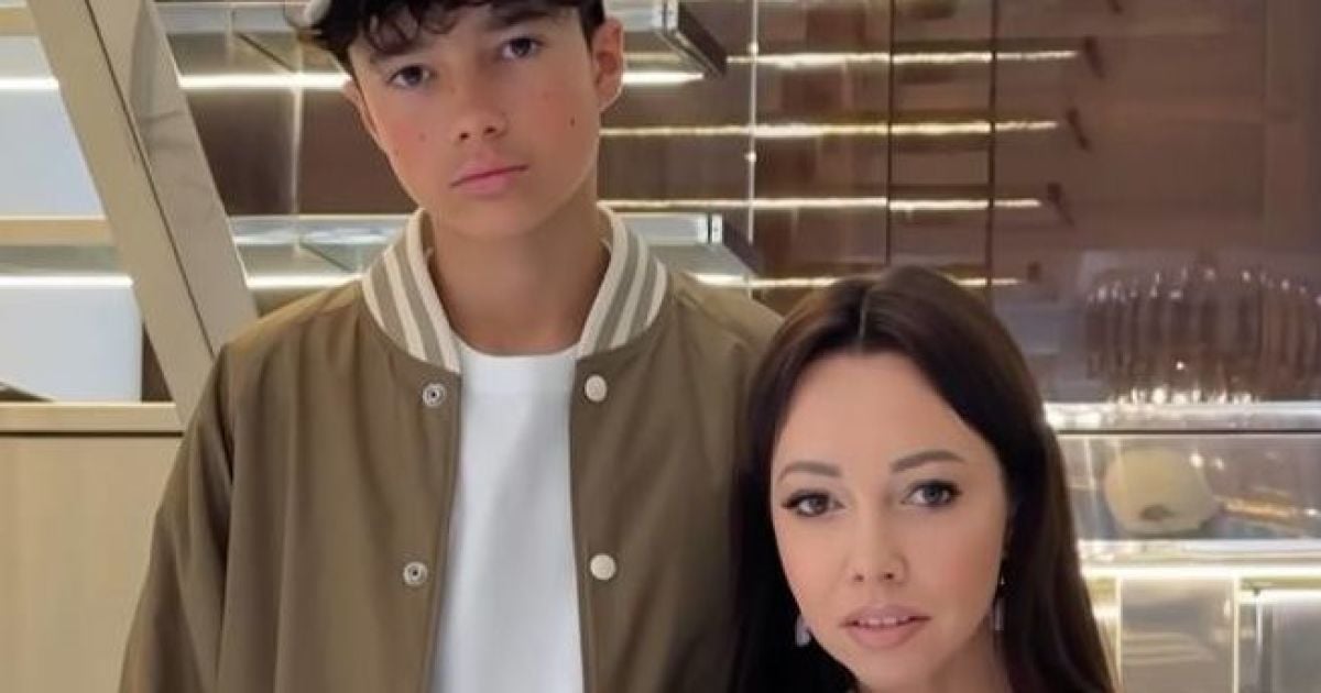 Екатерина Кухар с сыном Тимуром