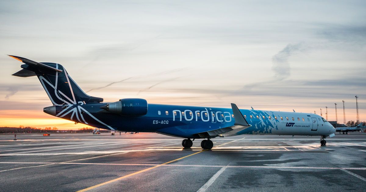 Nordica прекратила полеты из Киева в Таллин