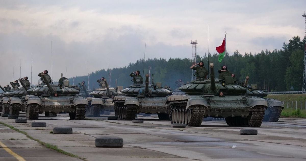Белорусские военные на бронетехнике/Фото: Минобороны Беларуси