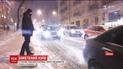 Метель в столице вызвала транспортный коллапс