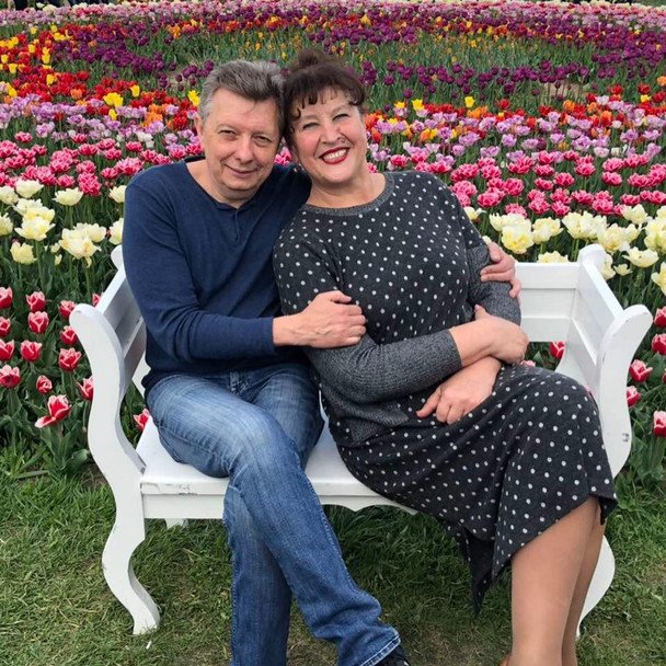 Наталья Фалион с мужем Сергеем