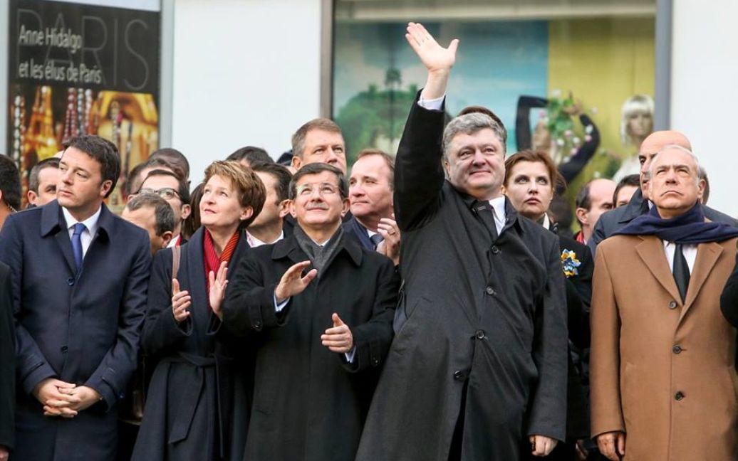 Порошенко принял участие в Марше единства в Париже. / © Никита Шохов / «Русская планета»
