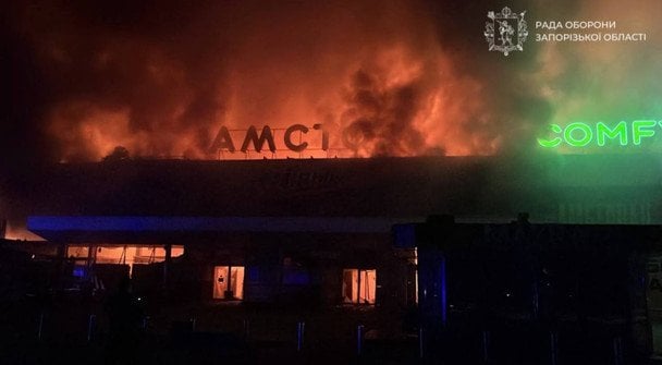 Атака РФ на Запоріжжя 17 вересня / © Запорізька ОВА