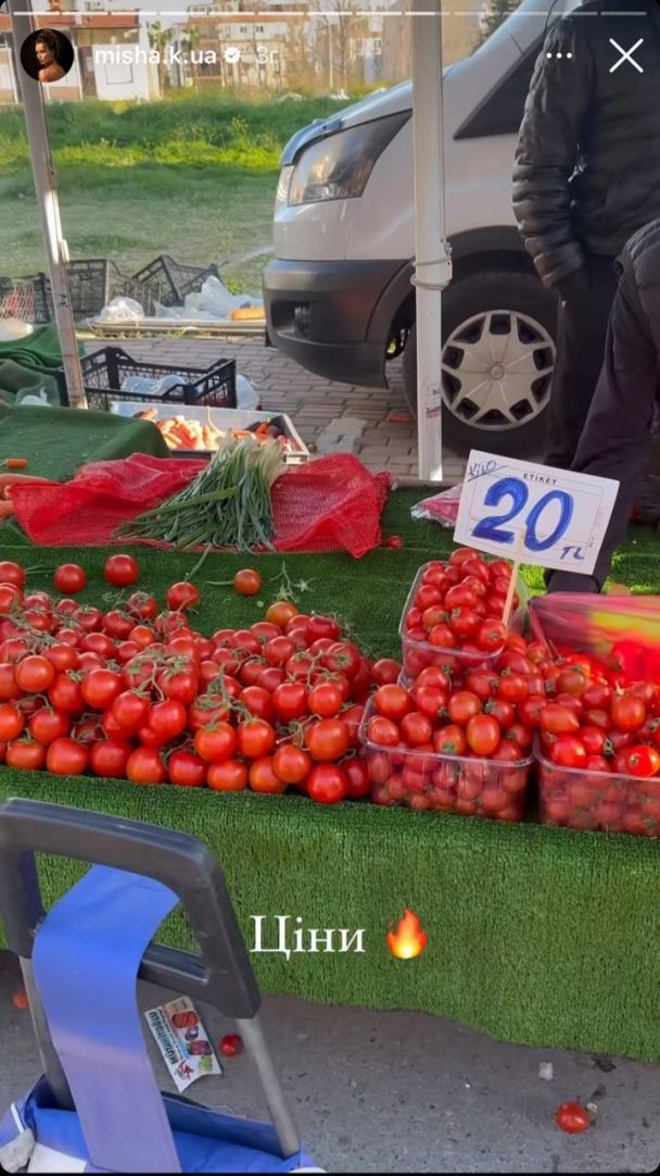 Ксенія Мішина показала ціни на продукти в Туреччині / © instagram.com/misha.k.ua