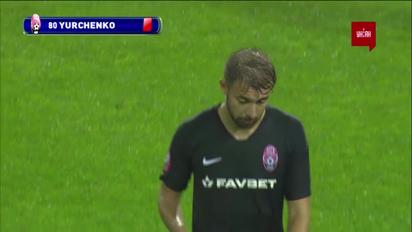 Заря - Колос - 1:0. Видео удаления Юрченко