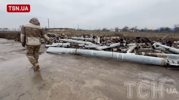 Russia shells Kherson with these ammunition / Screenshot from the video